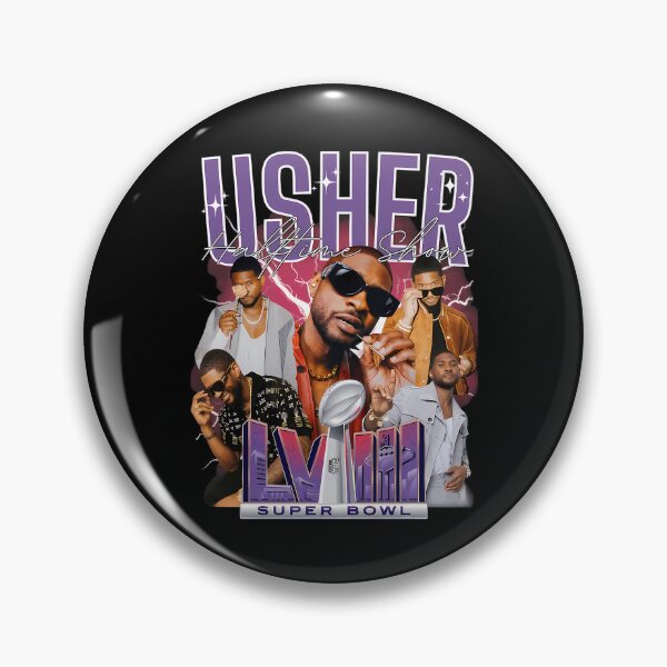 Item preview, Usher Tour Vintage Albums Singer Music Pop designed and sold by HavocZigzags.