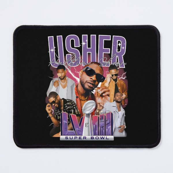 Item preview, Usher Tour Vintage Albums Singer Music Pop designed and sold by HavocZigzags.