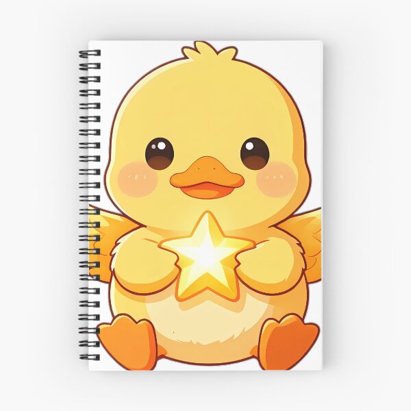 Item preview, Cute Mallard Duckling with Glowing Star designed and sold by pumsquare.