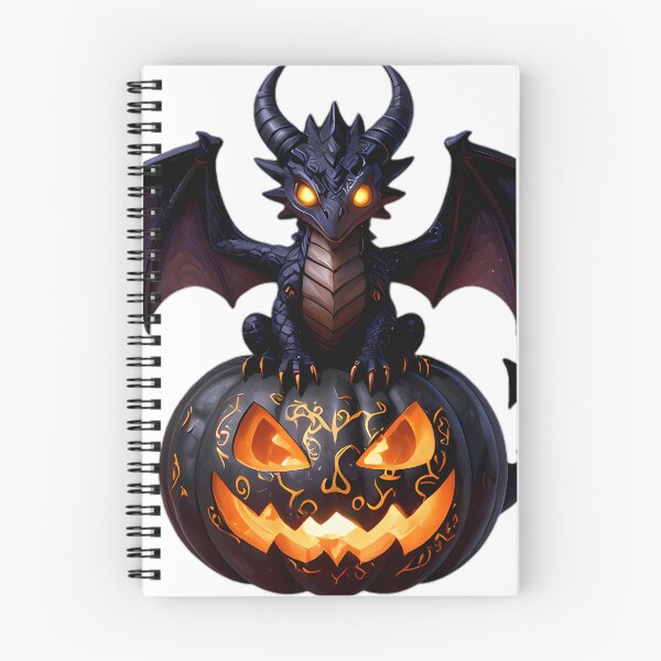 Item preview, Gothic Shadow Drake Golden Rune Pumpkin designed and sold by IllumeInk.