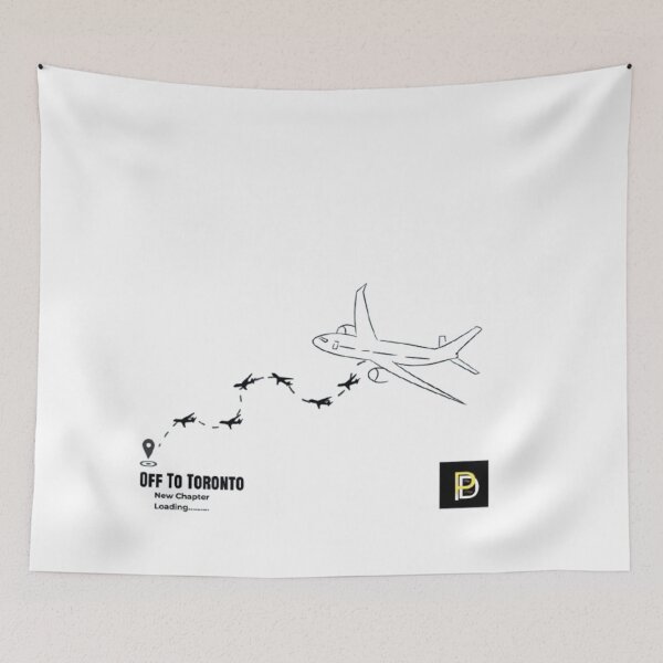 Item preview, Moving to Toronto Canada Vacation - Relocation Journey Illustration designed and sold by SMinimalist613.