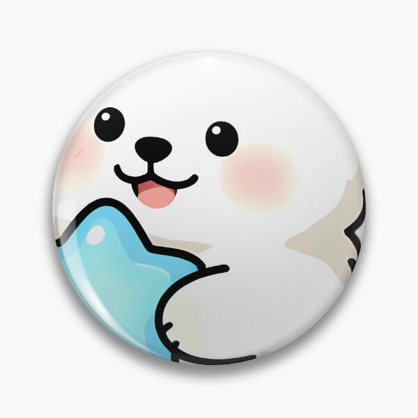 Item preview, Cute Samoyed Puppy with Sapphire Star Pillow designed and sold by pumsquare.