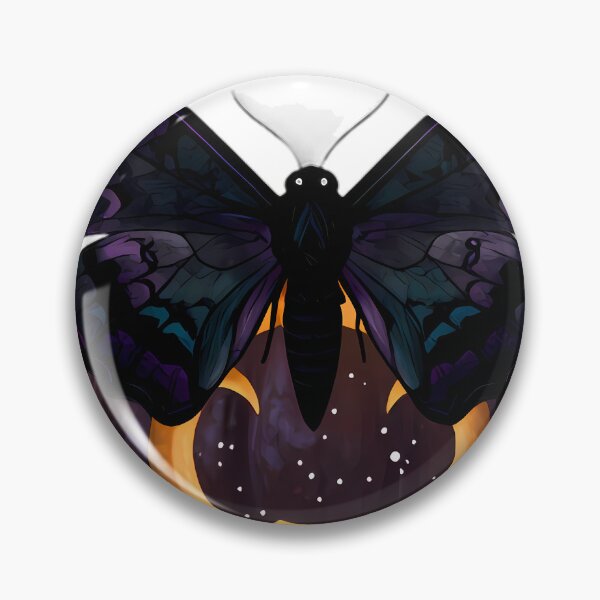 Item preview, Gothic Luna Moth Moon Phase Pumpkin designed and sold by IllumeInk.
