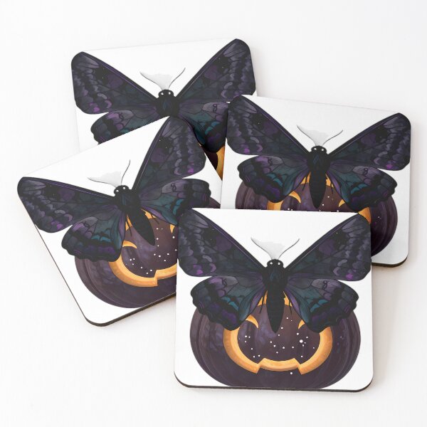 Item preview, Gothic Luna Moth Moon Phase Pumpkin designed and sold by IllumeInk.