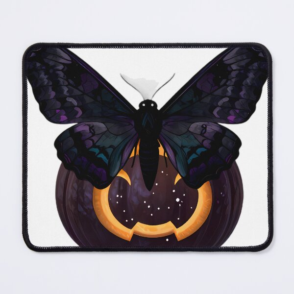 Item preview, Gothic Luna Moth Moon Phase Pumpkin designed and sold by IllumeInk.