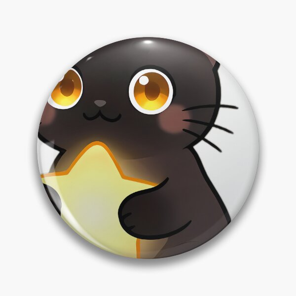 Item preview, Cute Black Cat Hugging Radiant Star designed and sold by pumsquare.