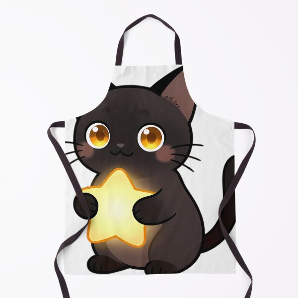 Item preview, Cute Black Cat Hugging Radiant Star designed and sold by pumsquare.