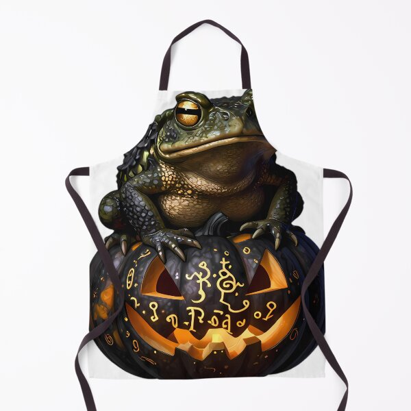 Item preview, Gothic Toad Witch Moss Rune Pumpkin designed and sold by IllumeInk.