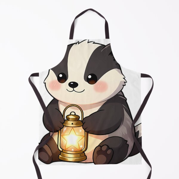 Item preview, Cute European Badger Cub with Star Lantern designed and sold by pumsquare.