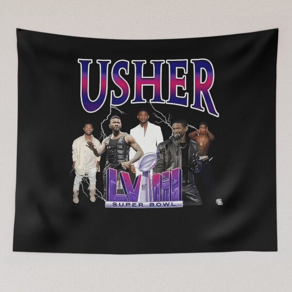 Item preview, Music Tour Albums Pop Vintage Usher Singer designed and sold by HavocZigzags.