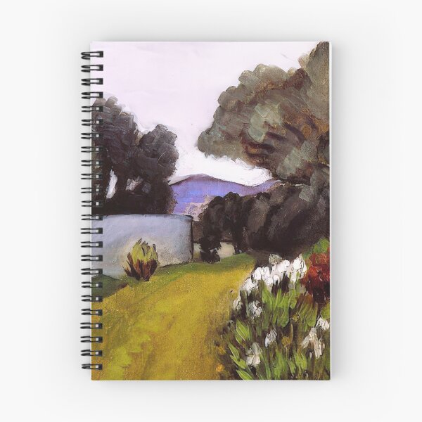 Item preview, In the nice countryside garden of irises 1919 designed and sold by VeilOfPigments.