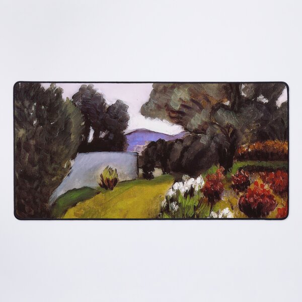 Item preview, In the nice countryside garden of irises 1919 designed and sold by VeilOfPigments.