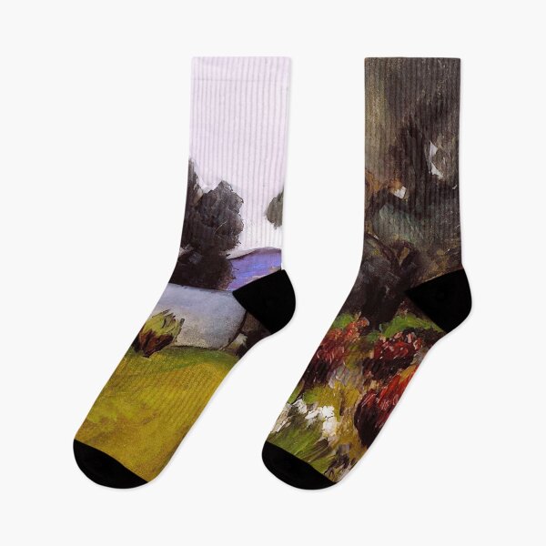 Item preview, In the nice countryside garden of irises 1919 designed and sold by VeilOfPigments.