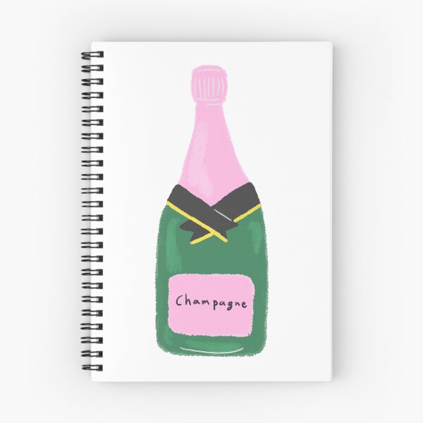 Item preview, Pink Champagne Bottle Celebration Toast Drink designed and sold by raun.draw.