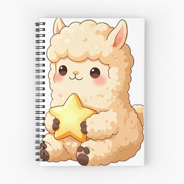Item preview, Cute Baby Alpaca Hugging Golden Star designed and sold by pumsquare.