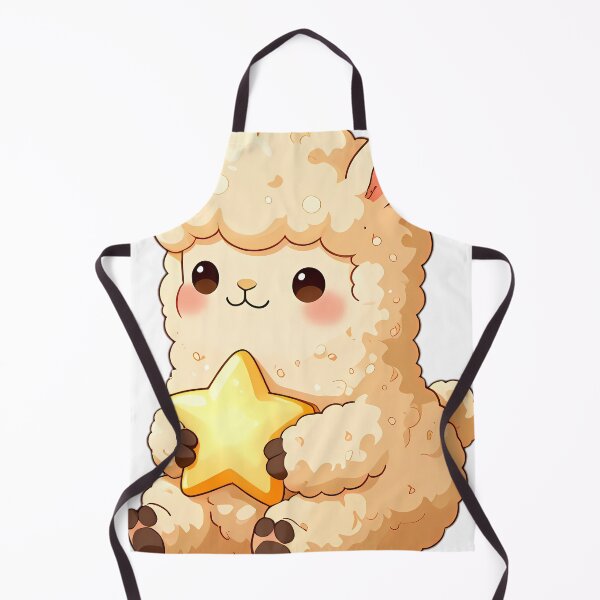 Item preview, Cute Baby Alpaca Hugging Golden Star designed and sold by pumsquare.