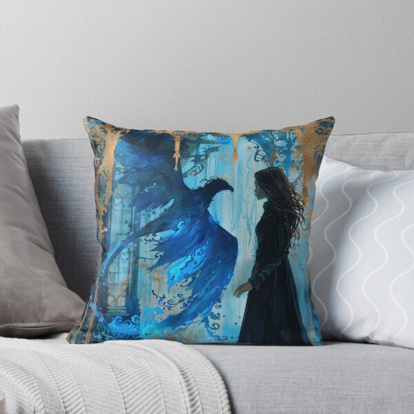 Item preview, Woman and Raven Gothic Fantasy Portrait designed and sold by DeePat77.