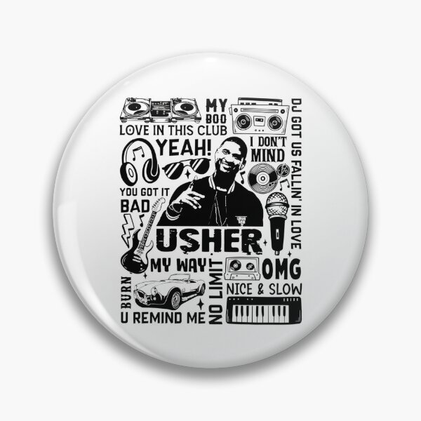 Item preview, Tour Pop Albums Usher Vintage Music Singer designed and sold by HavocZigzags.