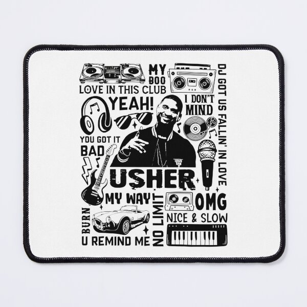 Item preview, Tour Pop Albums Usher Vintage Music Singer designed and sold by HavocZigzags.