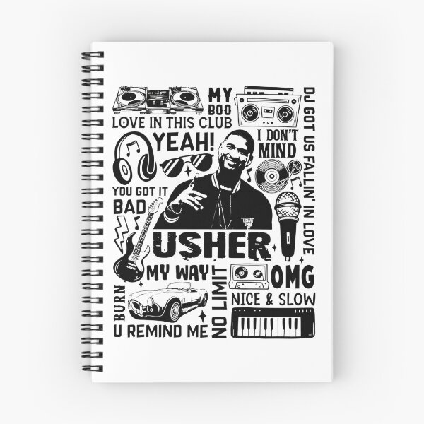 Item preview, Tour Pop Albums Usher Vintage Music Singer designed and sold by HavocZigzags.