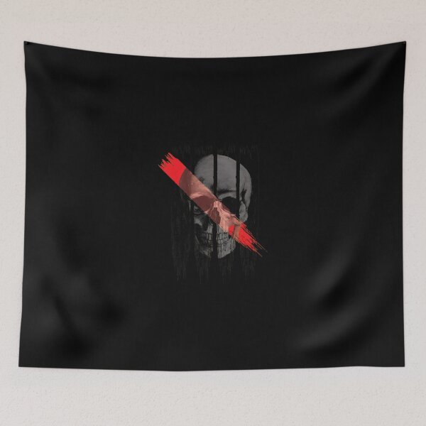 Item preview, Skull Brush Stroke Graphic designed and sold by wyrichbosle.