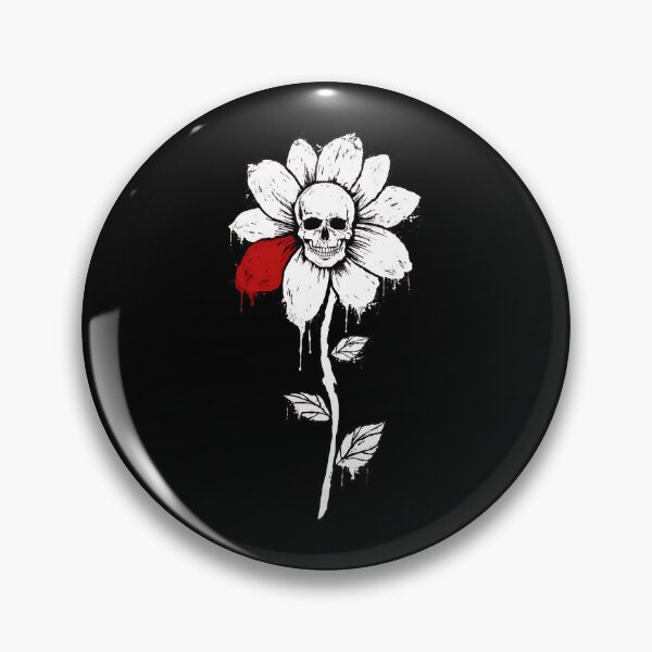 Item preview, Skull Flower Dripping Art designed and sold by sotospor.