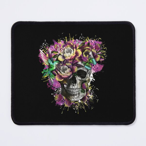 Item preview, Skull Flowers Hummingbird Suit Art designed and sold by lamercarv.