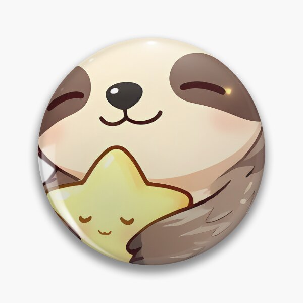 Item preview, Cute Baby Sloth Hugging Sleepy Star designed and sold by pumsquare.