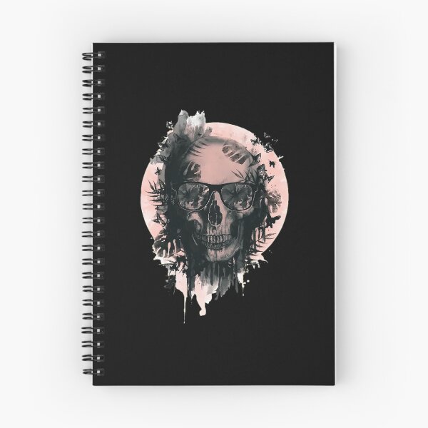 Item preview, Skull with Sunglasses and Butterflies Art designed and sold by andrasmar.