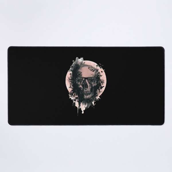 Item preview, Skull with Sunglasses and Butterflies Art designed and sold by andrasmar.