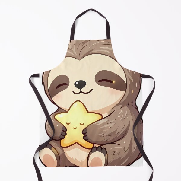 Item preview, Cute Baby Sloth Hugging Sleepy Star designed and sold by pumsquare.