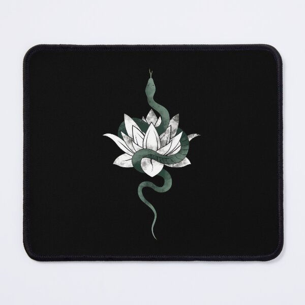 Item preview, Snake and Lotus Flower Design designed and sold by lasopent.