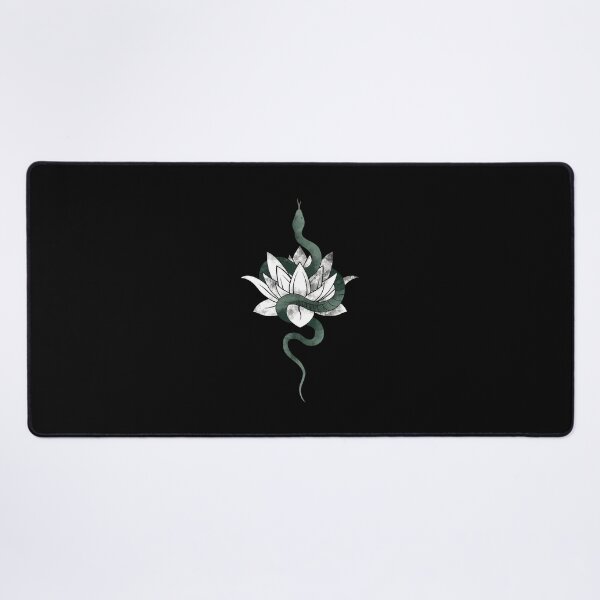 Item preview, Snake and Lotus Flower Design designed and sold by lasopent.