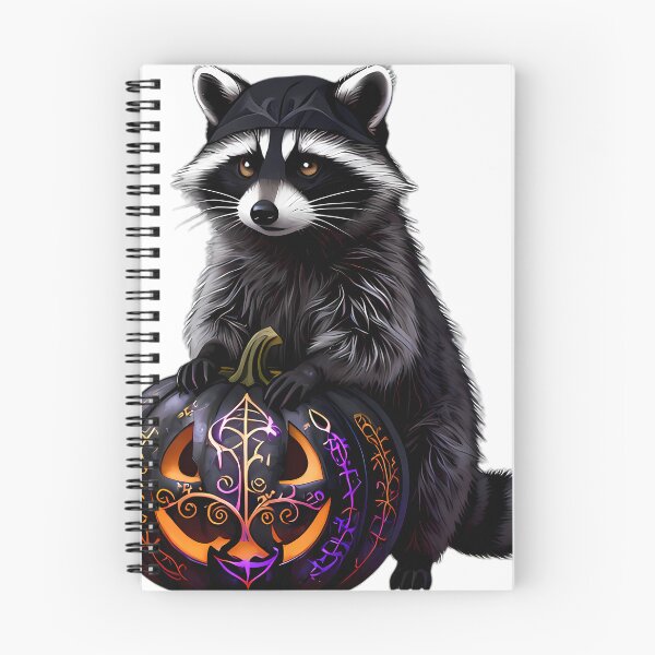 Item preview, Gothic Raccoon Dark Berry Rune Pumpkin designed and sold by IllumeInk.