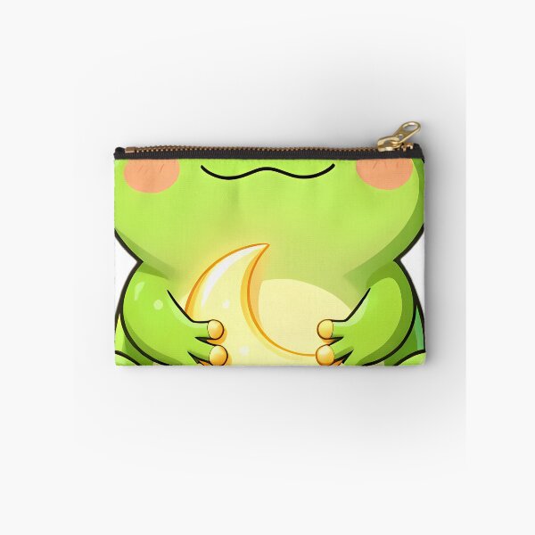 Item preview, Cute Tree Frog on Golden Crescent Moon designed and sold by pumsquare.