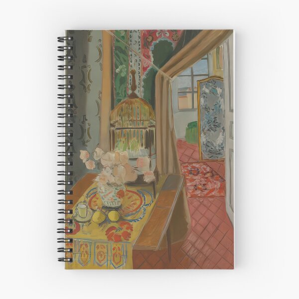 Item preview, Interior flowers and parakeets 1924 designed and sold by VeilOfPigments.