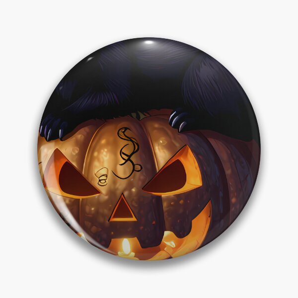 Item preview, Gothic Black Ferret Bronze Rune Pumpkin designed and sold by IllumeInk.