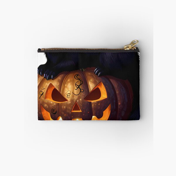 Item preview, Gothic Black Ferret Bronze Rune Pumpkin designed and sold by IllumeInk.