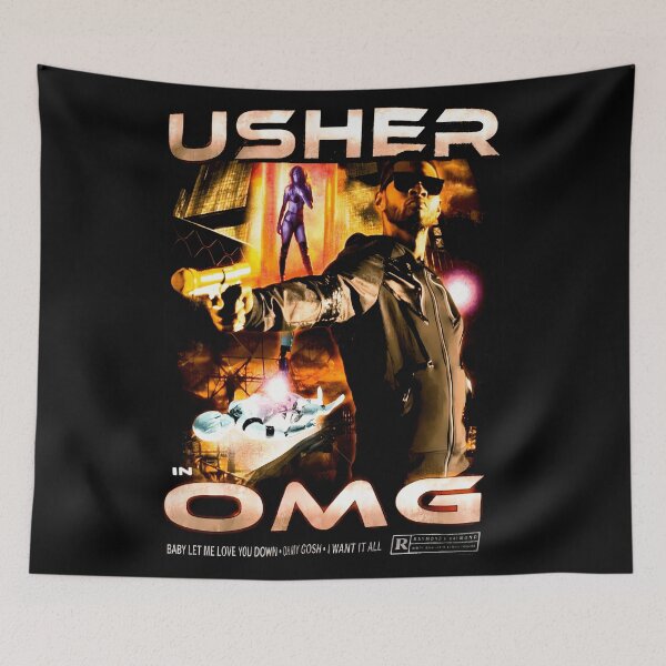 Item preview, Usher Vintage Singer Pop Albums Music Tour designed and sold by HavocZigzags.
