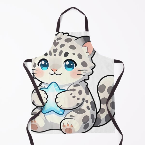 Item preview, Cute Snow Leopard Cub with Frosty Star designed and sold by pumsquare.