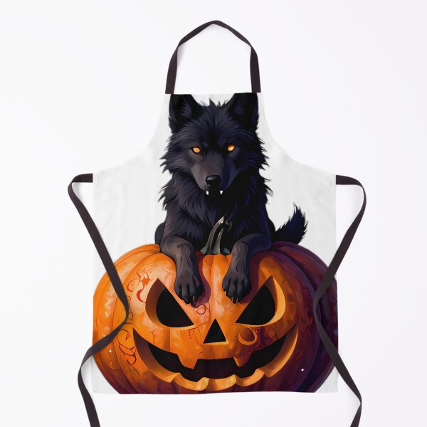 Item preview, Gothic Werewolf Pup Blood Moon Pumpkin designed and sold by IllumeInk.