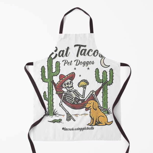 Item preview, Eat Tacos Pet Doggos T-Shirt designed and sold by Magoya Store ⭐⭐⭐⭐⭐.