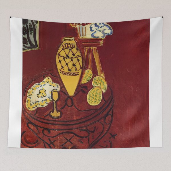 Item preview, Interior in venetian red 1946 designed and sold by VeilOfPigments.