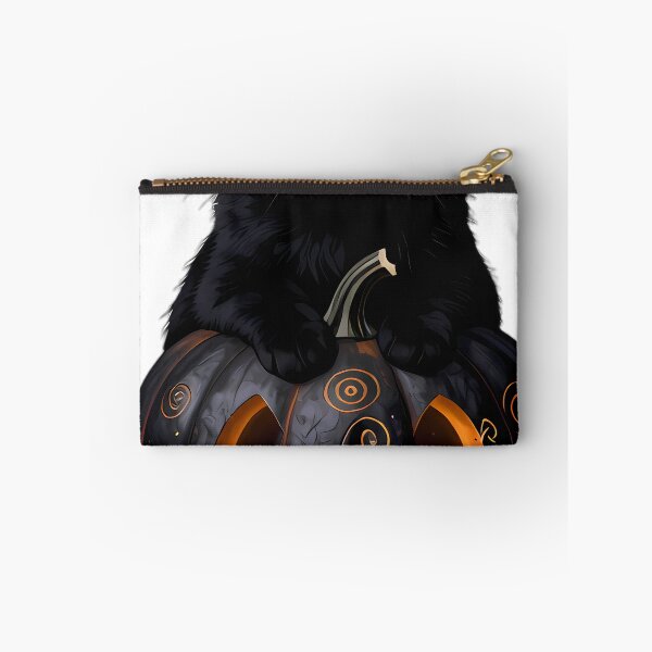 Item preview, Gothic Scottish Fold Cat Amber Rune Pumpkin designed and sold by IllumeInk.