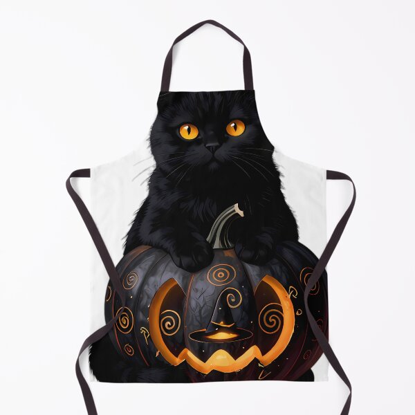 Item preview, Gothic Scottish Fold Cat Amber Rune Pumpkin designed and sold by IllumeInk.