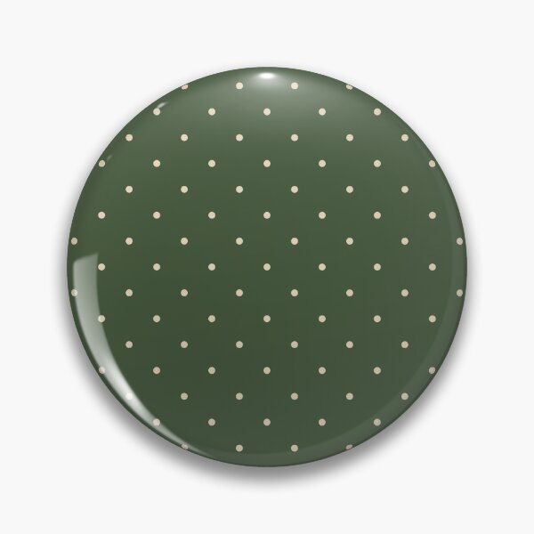 Item preview, Green and Beige Polka Dot Pattern – Retro Minimalist Style designed and sold by DaisyHouse.