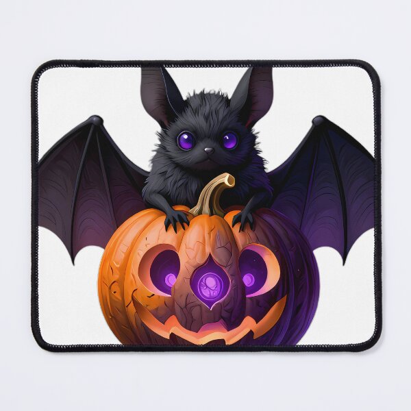 Item preview, Gothic Long-Eared Bat Triple Moon Pumpkin designed and sold by IllumeInk.