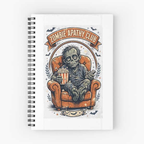 Item preview, Funny Zombie Halloween Lazy Movie T-Shirt designed and sold by Worn and Witty.