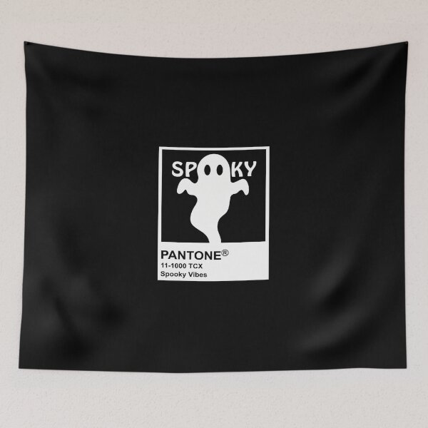 Item preview, Spooky Vibes Ghost Pantone Color Swatch Halloween designed and sold by fetzrolfs.