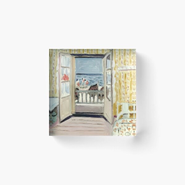 Item preview, Interior july 14th etretat 1920 designed and sold by VeilOfPigments.